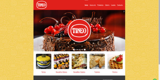 Captura de pantalla de la web tortastineo.com