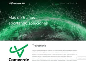 Captura de pantalla de la web comverdesac.com