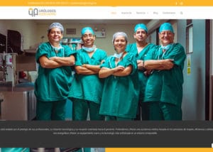 Captura de pantalla de la web urologo.pe